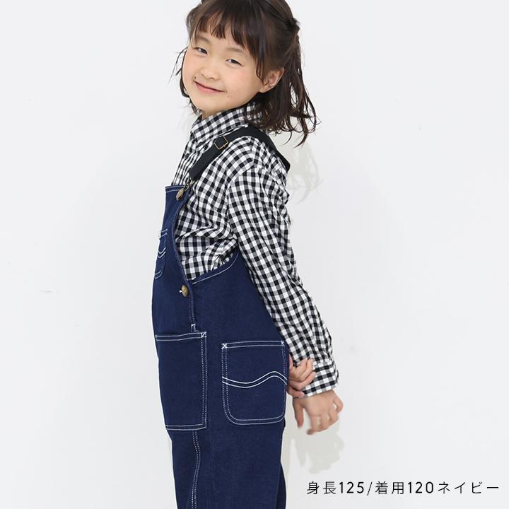 Lee（リー） オーバーオール キッズ バディ デニム サロペット 女の子