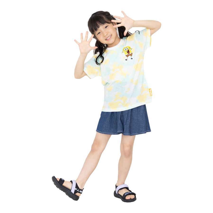 Tシャツ キッズ 半袖 女の子 スポンジボブ 100 110 120 130 総柄
