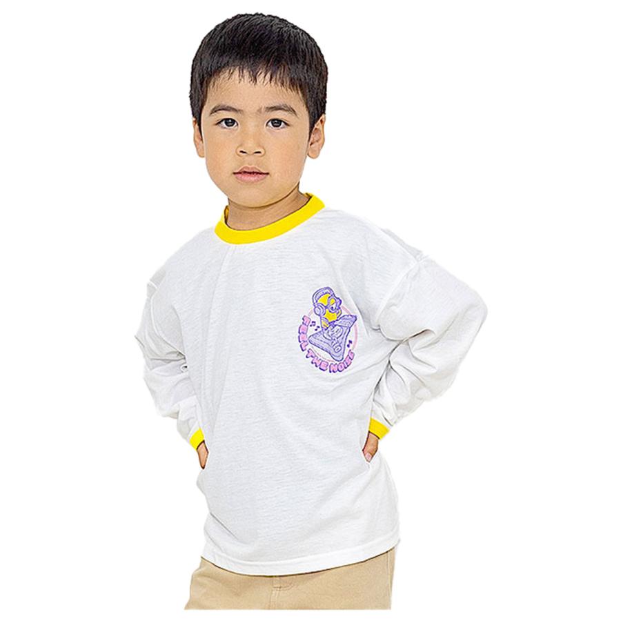 Tシャツ キッズ 長袖 ミニオン プリント 男の子 女の子 ロンT 春秋冬