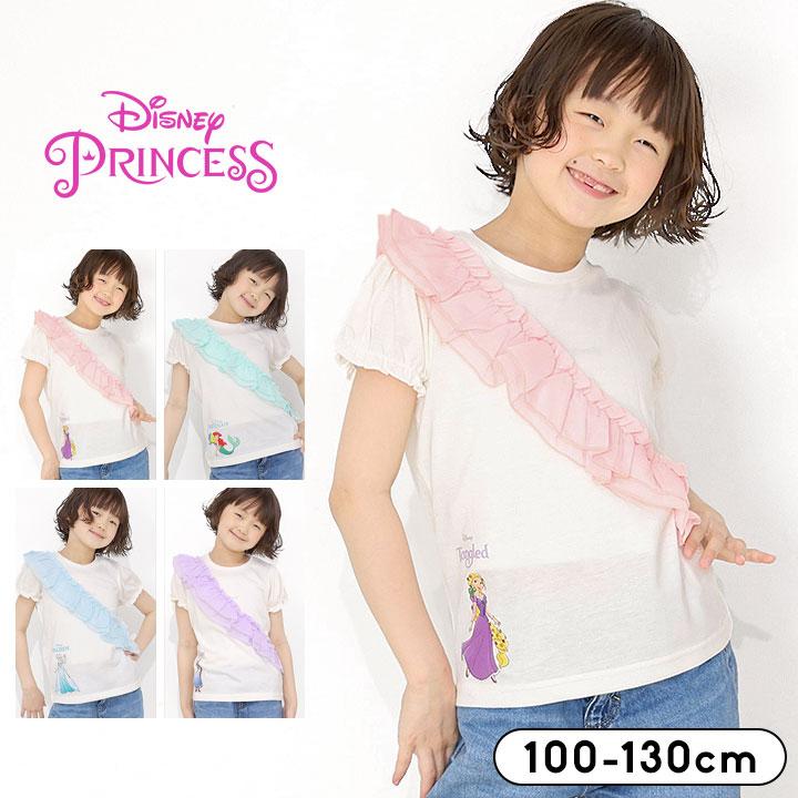 Disney（ディズニー） Tシャツ 半袖 キッズ ディズニープリンセス 