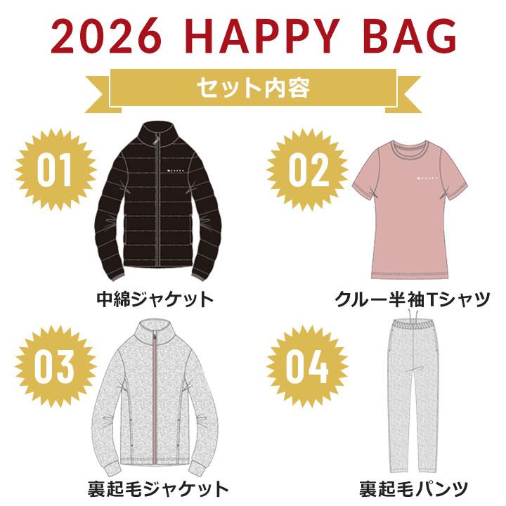 Kaepa（ケイパ） 福袋 2026 レディース 4点セット 福袋 2026年 春秋冬