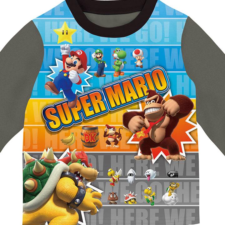 BANDAI 光るパジャマ マリオ 上下セット 長袖 男の子 キッズ BANDAI 光るパジャマ マリオ 上下セット 長袖 男の子 キッズ