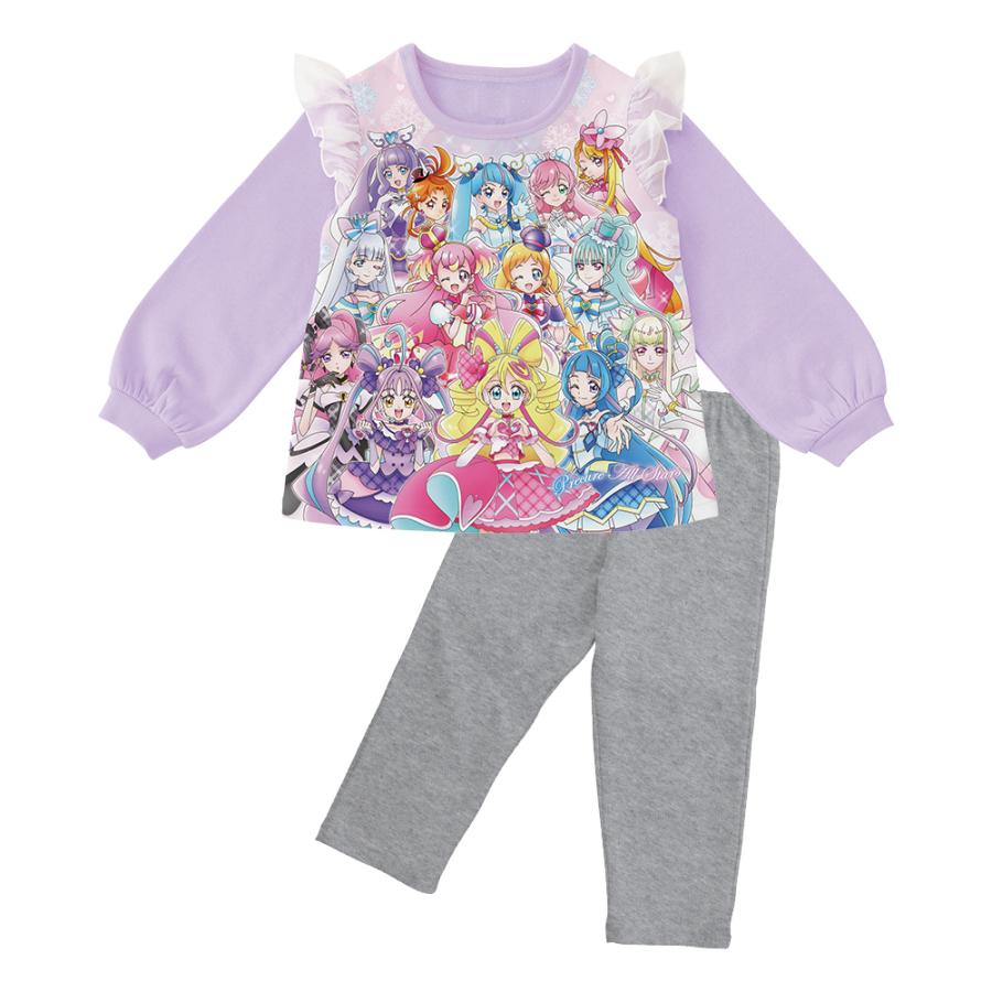 BANDAI（バンダイ） プリキュア パジャマ 冬 光るパジャマ 裏起毛