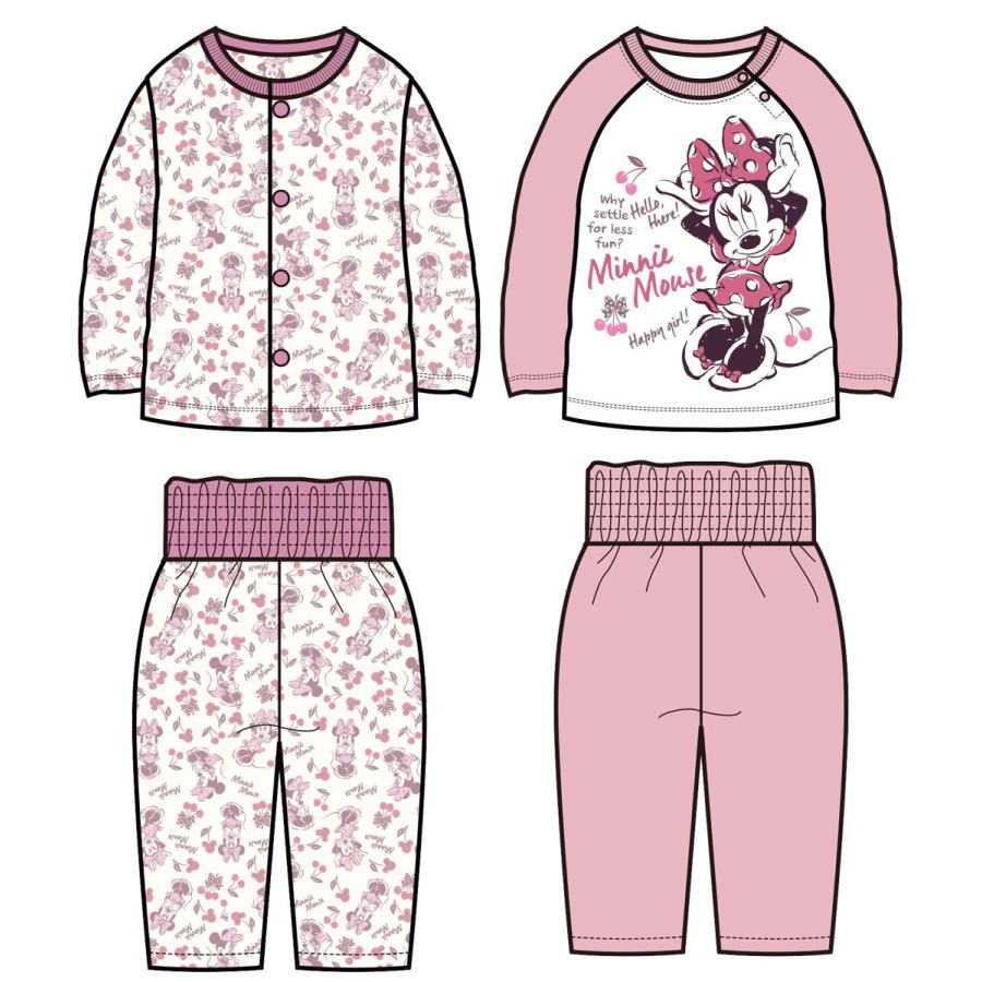 福袋 ベビー ディズニー パジャマ 長袖パジャマ 上下 女の子 男の子 子供 80cm 90cm 95cm Disney 綿100 子供服 ミッキーマウス ミニーマウス 秋冬春 2枚組 Manhattan Store 通販 Yahoo ショッピング