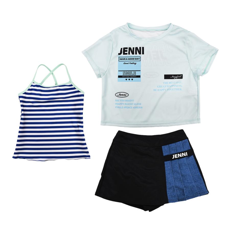 水着子供女子 ジェニー 水着 3点セット 女の子 キッズ ジュニア