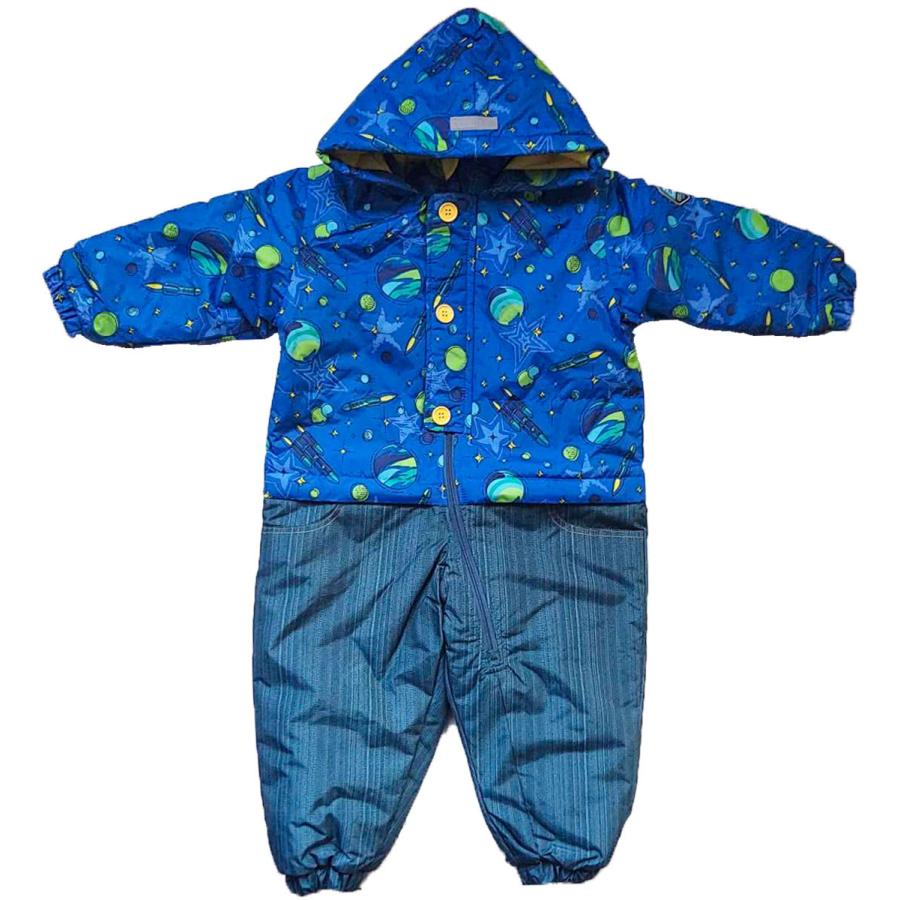 スキーウェア 倉庫 ベビー ジャンプスーツ 男の子 つなぎ 80cm 90cm 95cm カバーオール スノーコンビ キッズ 防寒 中綿 耐水圧00 雪遊び 撥水 ワンピース 冬