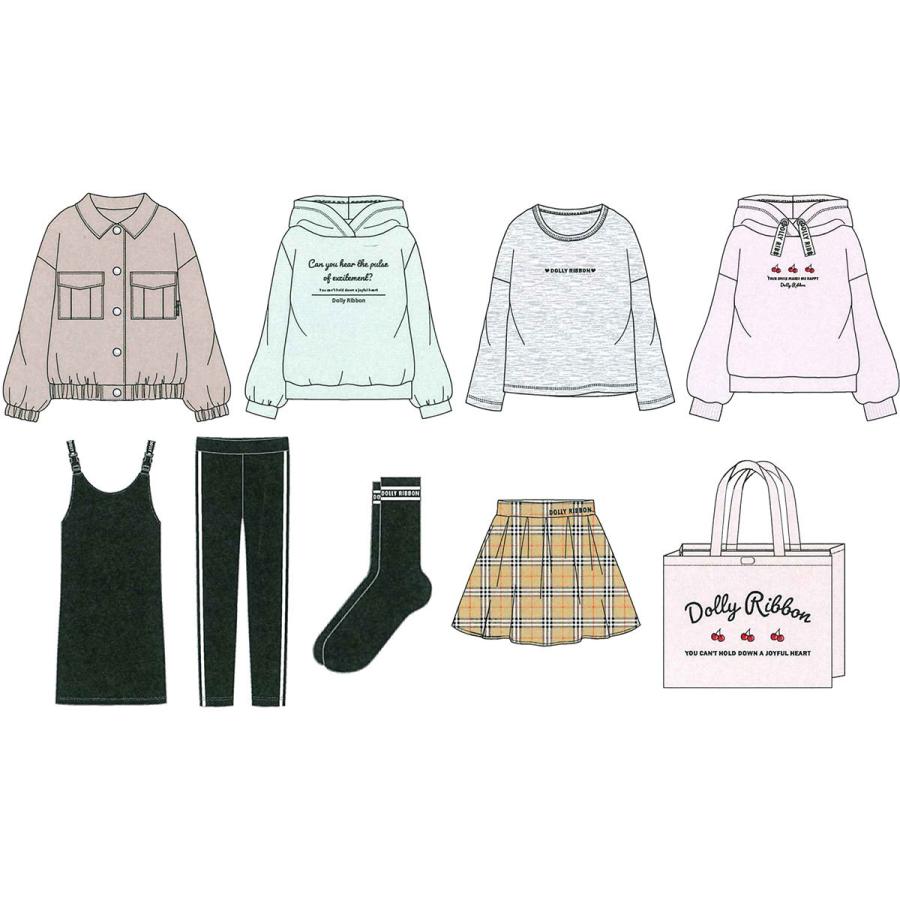 福袋 キッズ 21 女の子 子供服 ジュニア 130cm 140cm 150cm 160cm 9点セット カジュアル ドーリーリボン 秋冬春 おしゃれ ブルゾン 長袖tシャツ トレーナー df Manhattan Store 通販 Yahoo ショッピング
