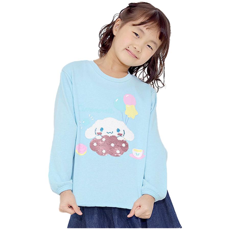 sanrio（サンリオ） トレーナー キッズ 裏毛 スパンコール 裏毛