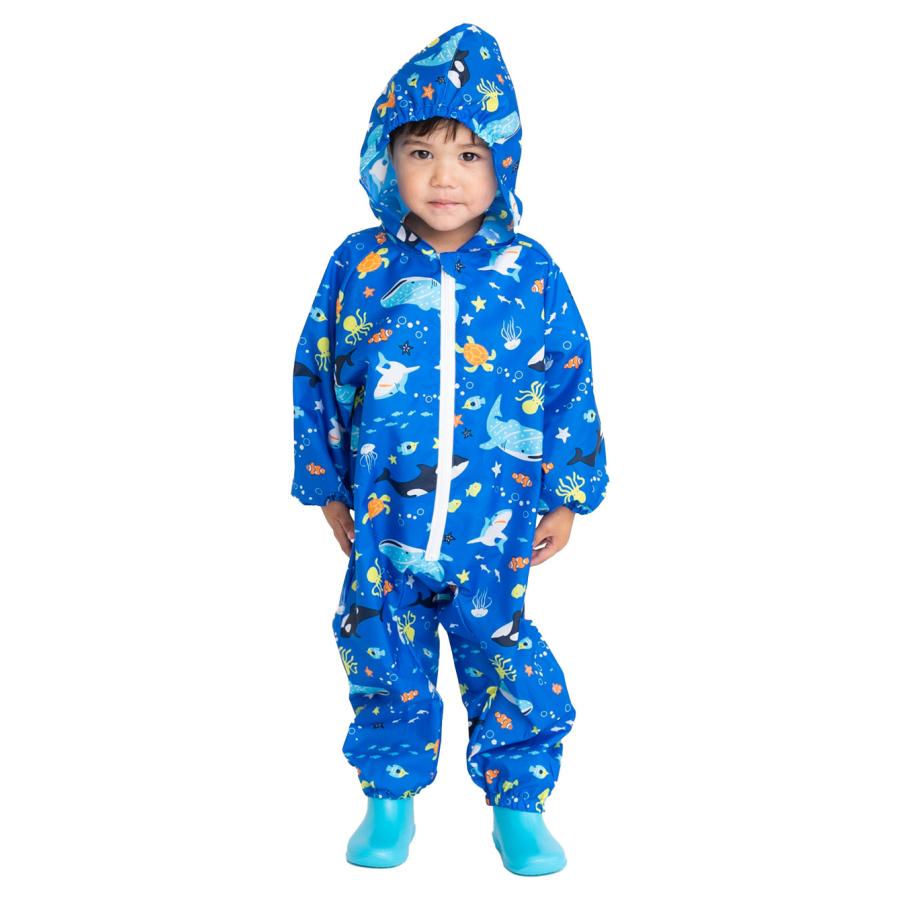 ZAZZY ZAPS（ザジーザップス） レインロンパース レインコート プレイ