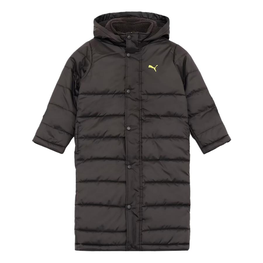 希少美品プーマPUMA ベンチコート 黒　Y2Kヒットユニオンサッカービッグロゴ 希少美品プーマPUMA ベンチコート 黒 Y2Kヒットユニオンサッカー