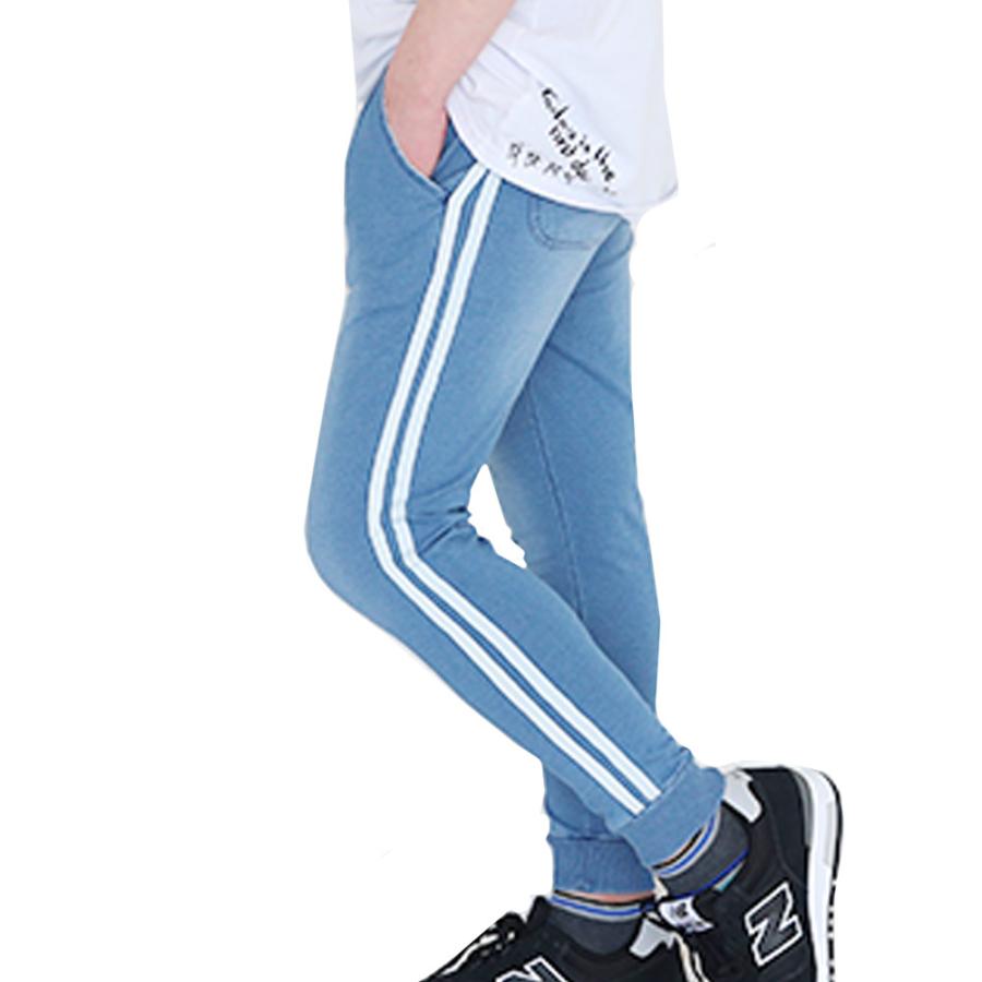 激安ブランド ボトムス パンツ スキニー ジョガーパンツ メンズ サイドライン 2本ライン 無地 ジョガーパンツ メンズ 夏 スキニー サイドライン 2本ライン ストレッチ ロングパンツ デニム 大人 スリム タイト 10分丈 ライン入り スリムフィット 無地 Www