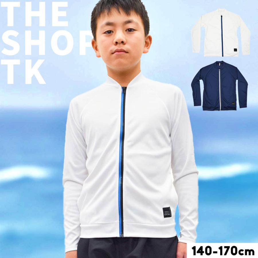 THE SHOP TK ラッシュガード キッズ 長袖 水着 男の子 ジュニア 140