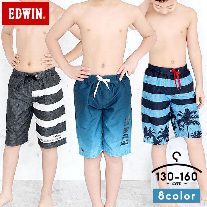 水着子供 男子 エドウィン 水着 男の子 キッズ 130cm 140cm 150cm 160cm ショート 海水パンツ 海パン 海 ショートパンツ ジュニア 子供服 子供 54 Manhattan Store 通販 Yahoo ショッピング