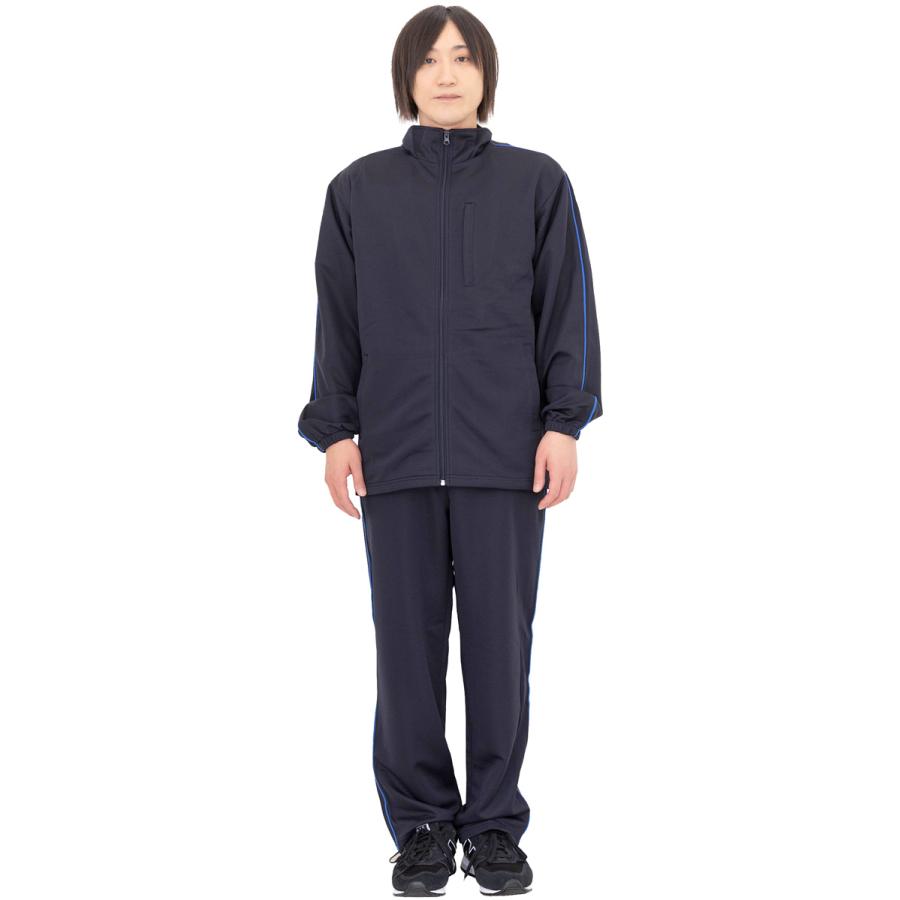 ジャージ メンズ 上下セット 長袖 大人 ブラック グレー ネイビー 上下