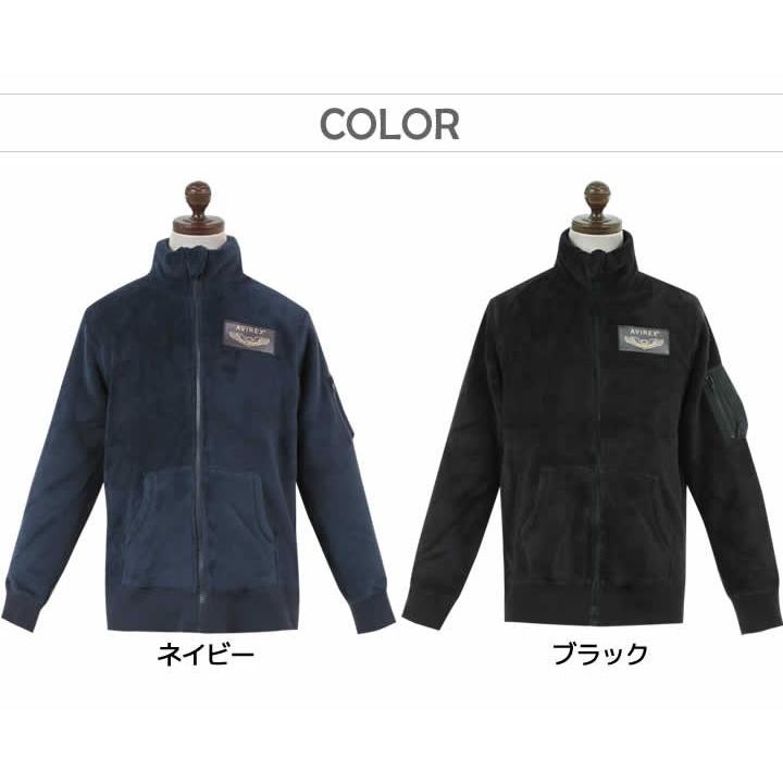 ボアジャケット キッズ アヴィレックス ボア ジャケット フリース