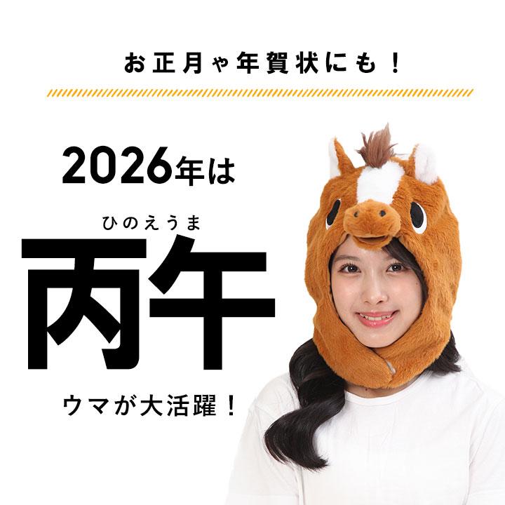 クリスマス 衣装 子供 女 男 干支 午年 丙午 年賀状 2026年 動物