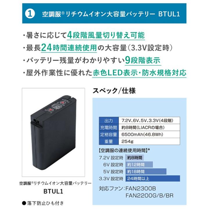 空調服 TM 空調服TM メンズ レディース ファン バッテリーセット 作業