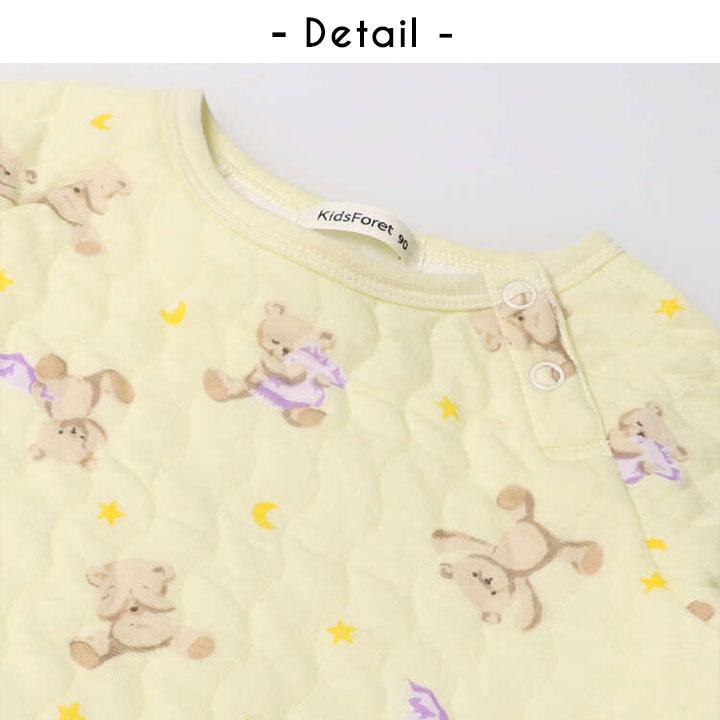 Kids Foret パジャマ キッズ 長袖 女の子 春 秋 冬 90 100 110