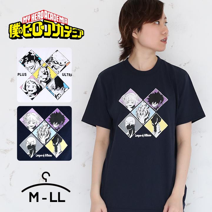 半袖tシャツ レディース メンズ 僕のヒーローアカデミア 半袖 大人 M L Ll オールマイト 緑谷出久 爆豪勝己 麗日お茶子 轟焦凍 死柄木弔 黒霧 荼毘 C5130 31t Manhattan Store 通販 Yahoo ショッピング