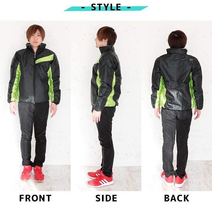 ジャケット メンズ 撥水加工 裏ボア スポーツ トレーニング フードあり