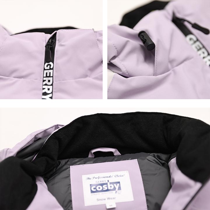 スキーウェア レディース コスビー S M L LL ベージュ ラベンダー