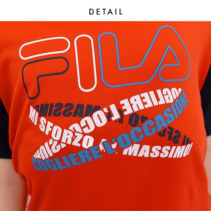 Tシャツ キッズ 半袖 フィラ 半袖 ハーフパンツ 上下 ジャージ ジュニア 男の子 130 140 150 160 子供服 トップス ボトムス Tスーツ 春夏 半袖Tシャツ | FILA | 04