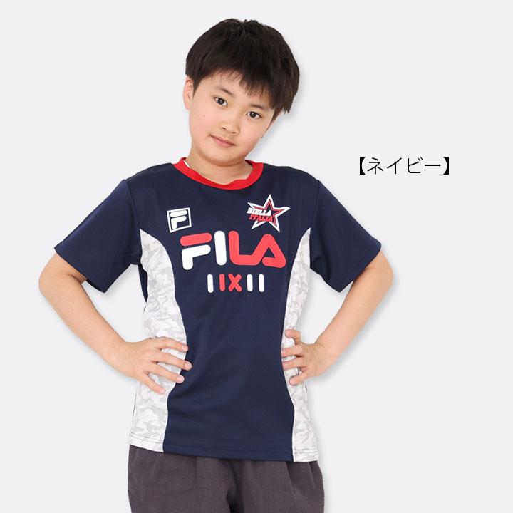 FILA（フィラ） Tシャツ キッズ 半袖 男の子 女の子 ジュニア 130 140