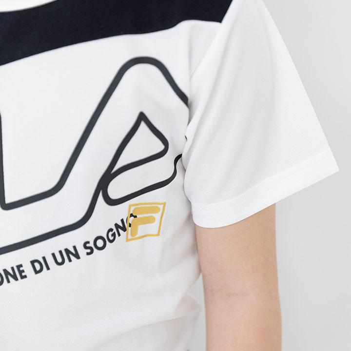 Tシャツ キッズ 半袖 フィラ Tスーツ ジャージ ハーフパンツ 上下セット 男の子 ジュニア 130 140 150 160 おしゃれ 子供 春夏秋 トップス ボトムス 小学校 | FILA | 05