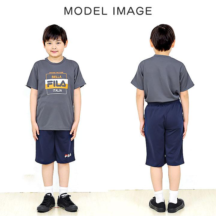 FILA（フィラ） Tシャツ キッズ 半袖 ジャージ 上下 ハーフパンツ 上下