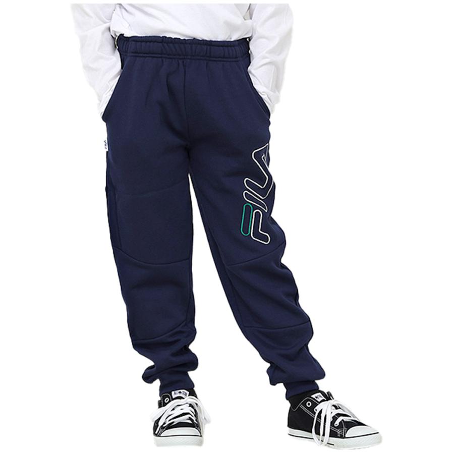 FILA（フィラ） ロングパンツ キッズ 裏起毛 パンツ ジュニア 男の子