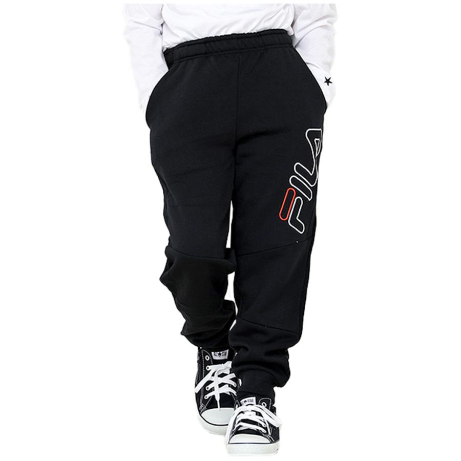 FILA（フィラ） ロングパンツ キッズ 裏起毛 パンツ ジュニア 男の子
