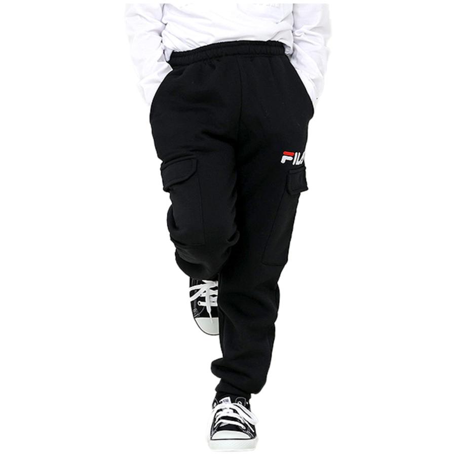 FILA（フィラ） ロングパンツ キッズ 裏起毛 パンツ ジュニア 男の子