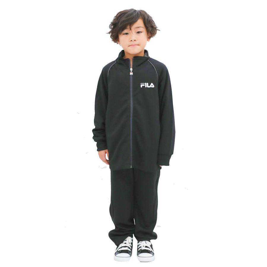 新作ウエア ハーフパンツ キッズ ジュニア フィラ FILA 男の子 子供 スポーツウェア ジャージ 部屋着 130cm 140cm 150cm 160cm 女の子 ジャージ 上下セット 160cm 黒 × ピンク FILA 高学年女子