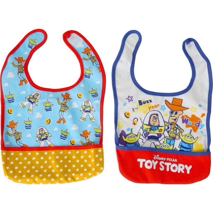 お食事エプロン ディズニー 2枚組 保育園 食事用エプロン 赤ちゃん おしゃれ ベビー スタイ キャラクター ポケット付き 子供用 男の子 女の子 ナイロン製 Disney19 2p Apron Manhattan Store 通販 Yahoo ショッピング