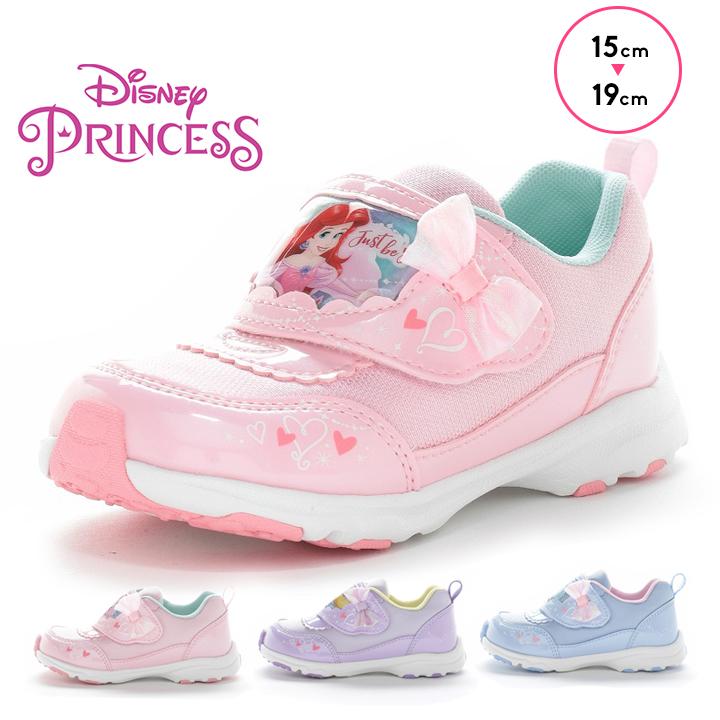 子供用スニーカー　18.0　ディズニープリンセス ディズニープリンセス スニーカー キッズ 女の子 ベビー 15 16 17 18