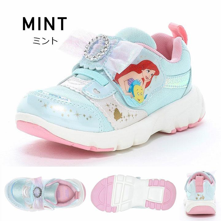 MoonStar（ムーンスター） スニーカー ディズニープリンセス 靴 キッズ