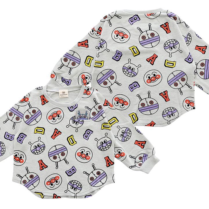 アンパンマン 長袖 ロンＴ トップス ボトムス ズボン 他 95cm 100cm アンパンマン Tシャツ 長袖 ベビー ばいきんまん ドキンちゃん しょく