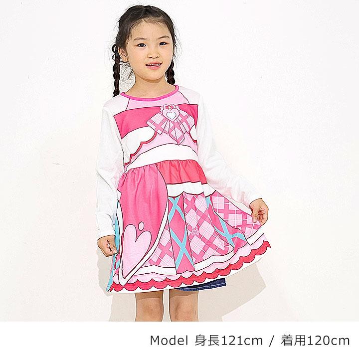 プリキュア 服 キミとアイドルプリキュア 変身 ワンピース 長袖 秋冬