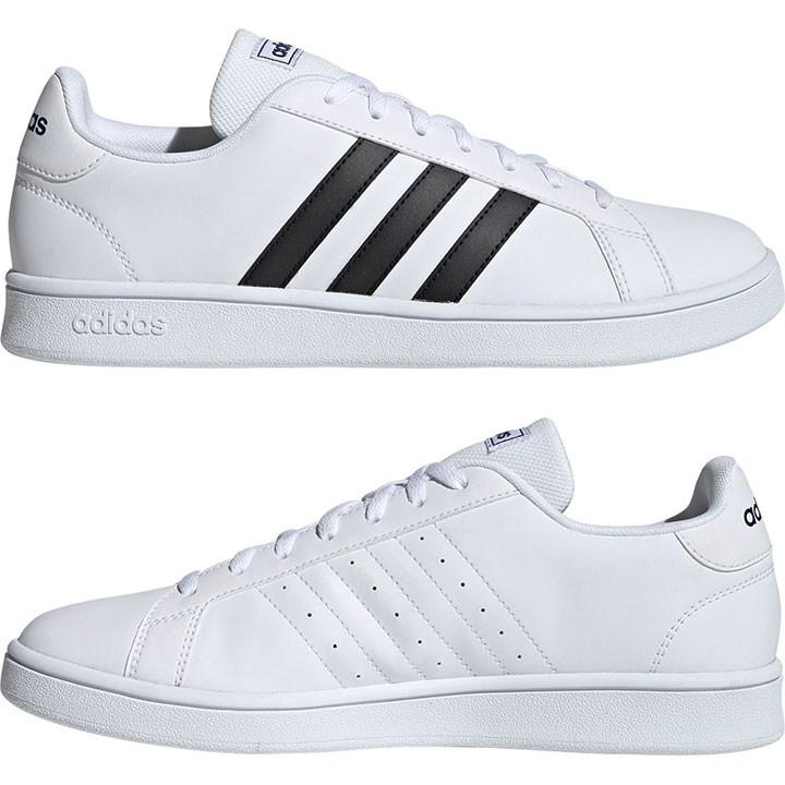 アディダス スニーカー レディース 黒 白 赤 グランドコートベース メンズ ローカット カジュアル シューズ 靴 運動靴 ランニング おしゃれ Eou26 Manhattan Store 通販 Yahoo ショッピング