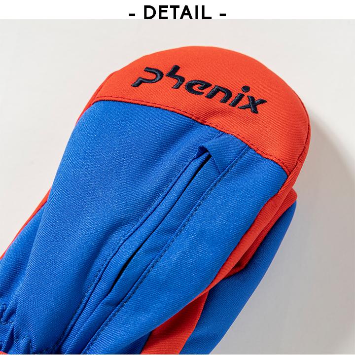 phenix スノーウェア 110cm 手袋つき フェニックス（PHENIX） スノーミトン キッズ 男の子 女の子 手袋 KXS