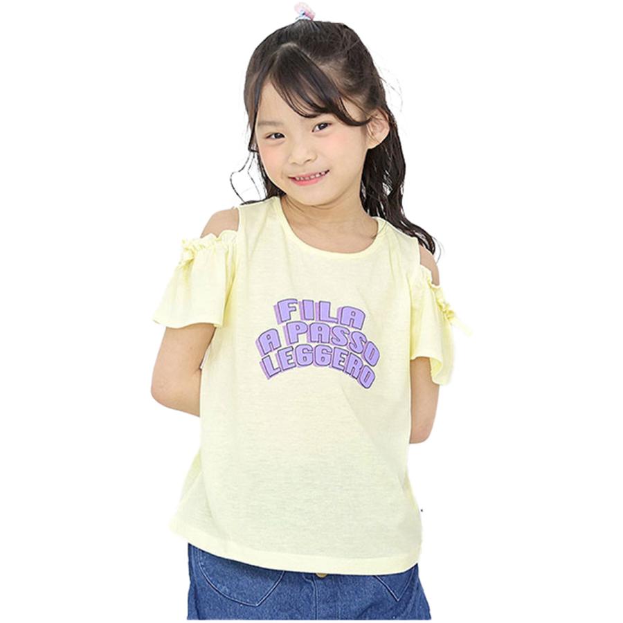 女の子　子供服　春夏　49点　まとめ売り　90 95 長袖　半袖　Tシャツ　秋冬 FILA（フィラ） Tシャツ キッズ 半袖 肩出しフレア 110 120 130 半袖T