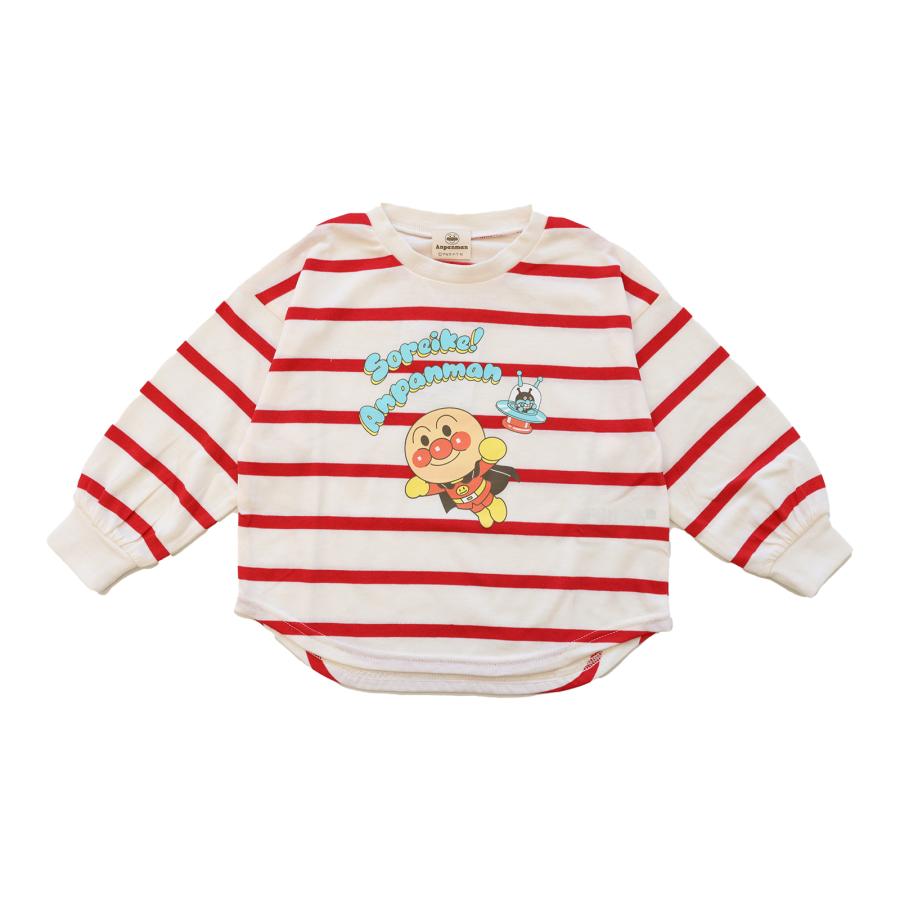 アンパンマン　長袖　トレーナー　薄手　赤色　#108 アンパンマン 長袖 トレーナー 薄手 赤色 #108 楽天市場