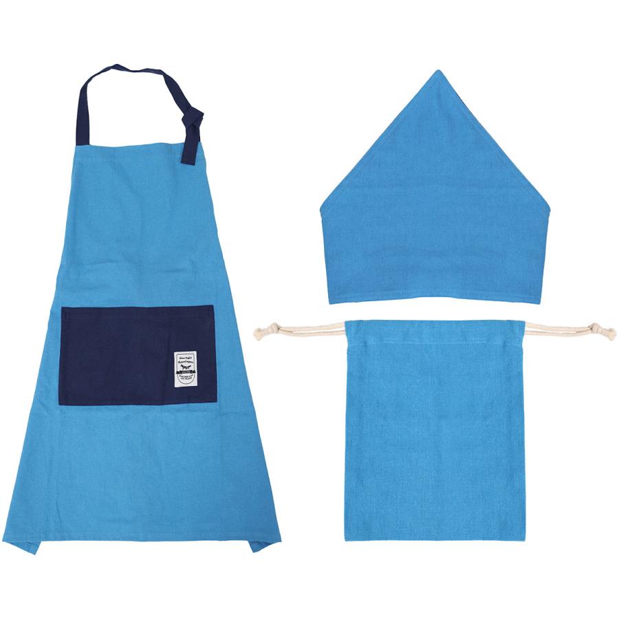 エプロン 三角巾 セット 巾着 子供 小学生 キッズ ジュニア 小学校 中学生 男の子 家庭科 調理実習 料理 学習発表会 お手伝い 新学期 子供服 子ども 無地 |  | 12