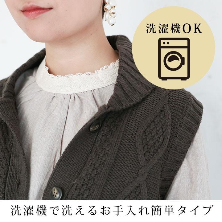 ベスト レディース 春 ざっくりニットベスト 前開き ボタン 洗濯ok おしゃれ ゆったり 大きめ 大人 カジュアル 青ブルー グレー 茶色ブラウン 40代 30代 Gkt0008 Manhattan Store 通販 Yahoo ショッピング