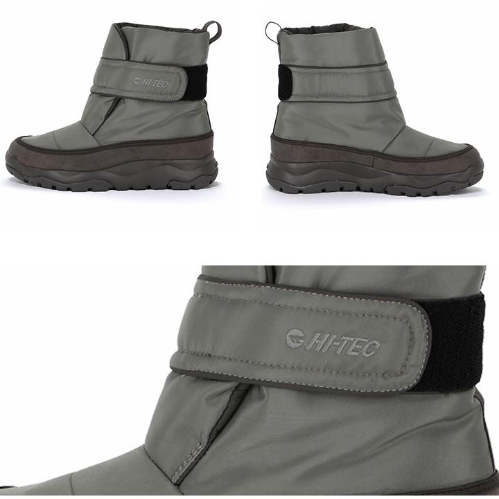 MIGHTY ハイテックブーツ グレー/ブラック HI-TEC（ハイテック） スノーブーツ レディース 防水 メンズ ヨーク
