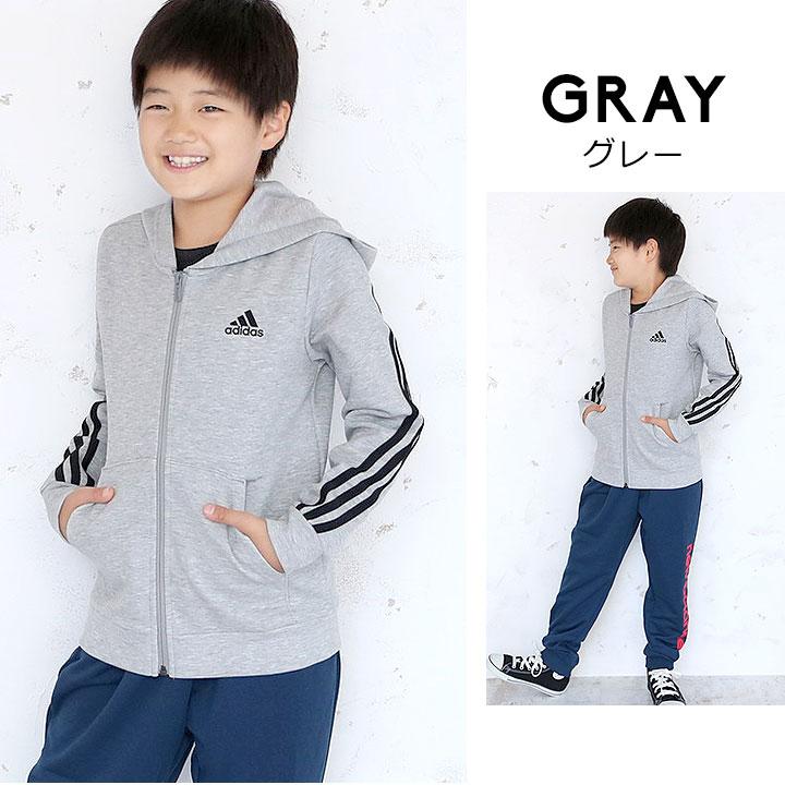 パーカー ブランド アディダス キッズ ジュニア ジップパーカー 男子 男の子 ジャケット 羽織り 子供服 修学旅行 長袖 ファスナー ルームウェア 子供 Ixb46 Manhattan Store 通販 Yahoo ショッピング