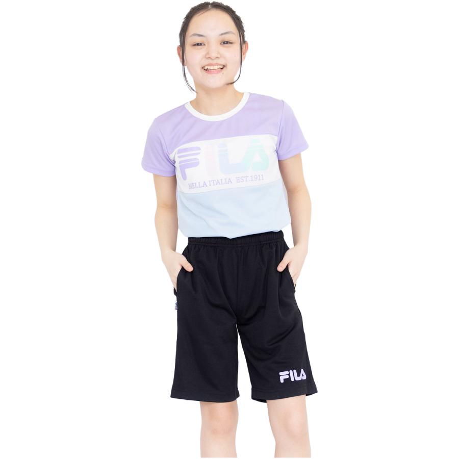 FILA Tシャツ キッズ 半袖 フィラ ハーフパンツ 上下 ジャージ