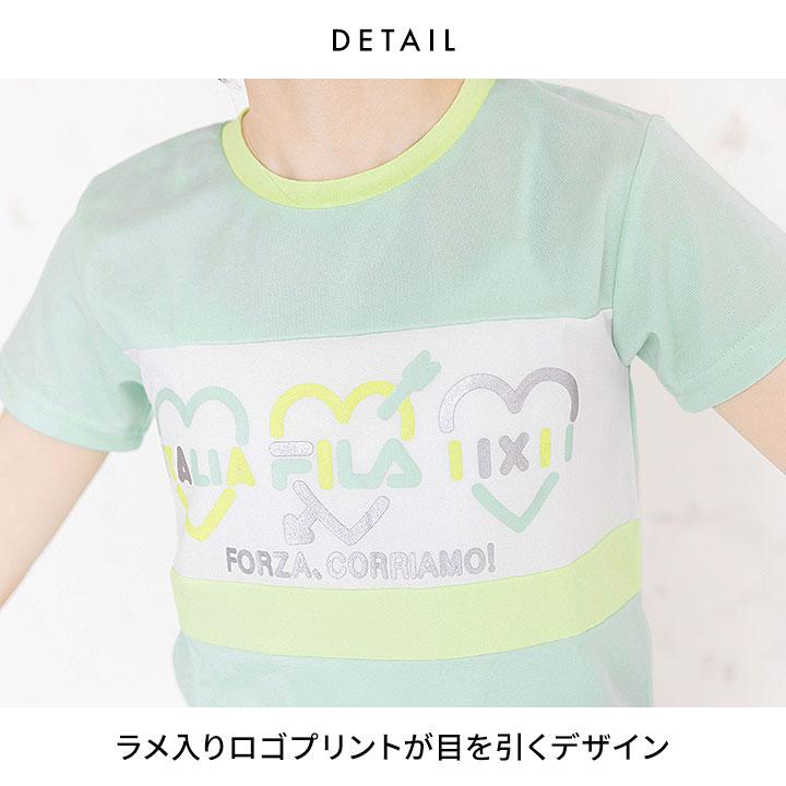 FILA（フィラ） Tシャツ キッズ 半袖 ハーフパンツ 上下 ジャージ
