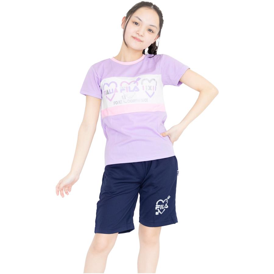 FILA（フィラ） Tシャツ キッズ 半袖 ハーフパンツ 上下 ジャージ