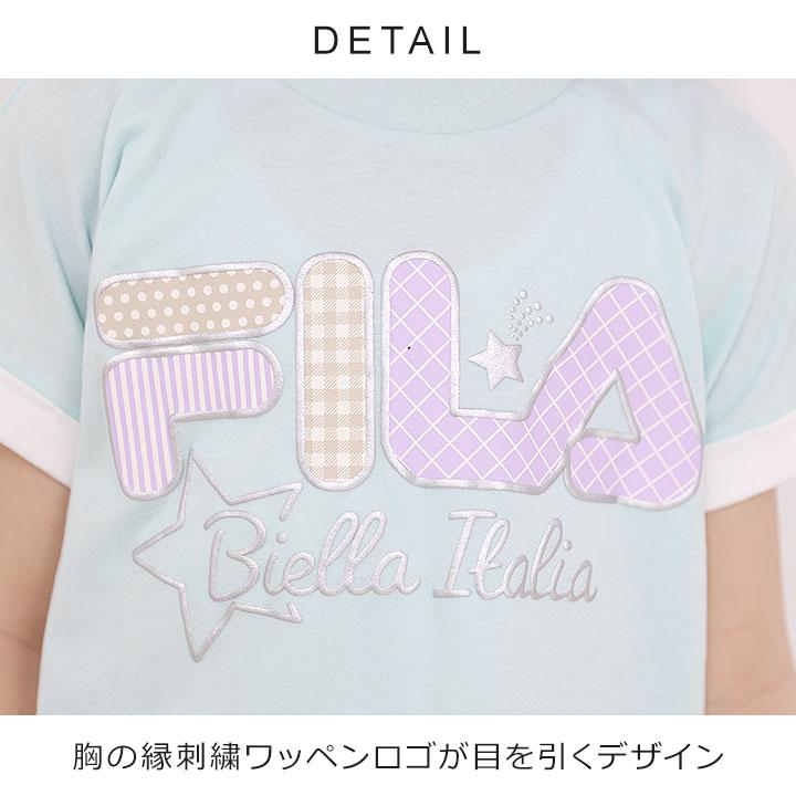 FILA（フィラ） Tシャツ キッズ 半袖 ジュニア 女の子 春夏 おしゃれ